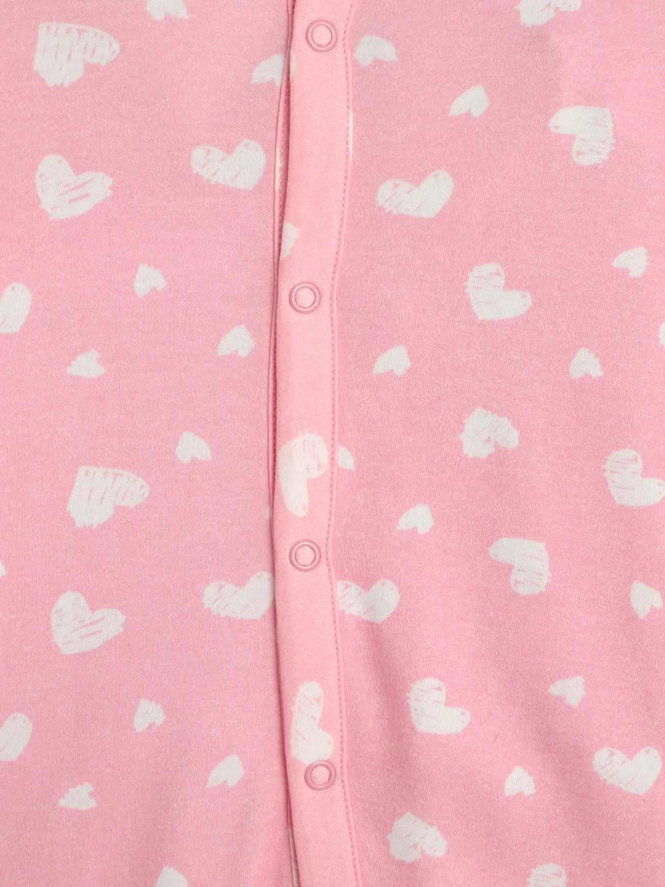 All My Heart Schiffli Collar Sleepsuit
