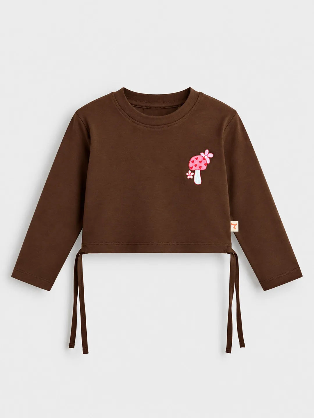 Cropped Side Ties Top