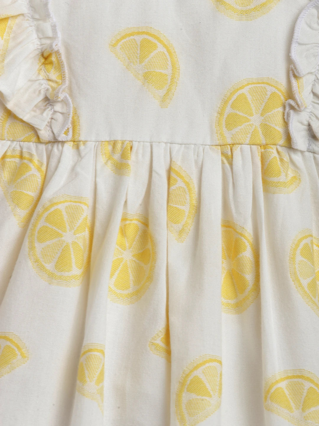 Lemon Slice Printed Cotton Dress