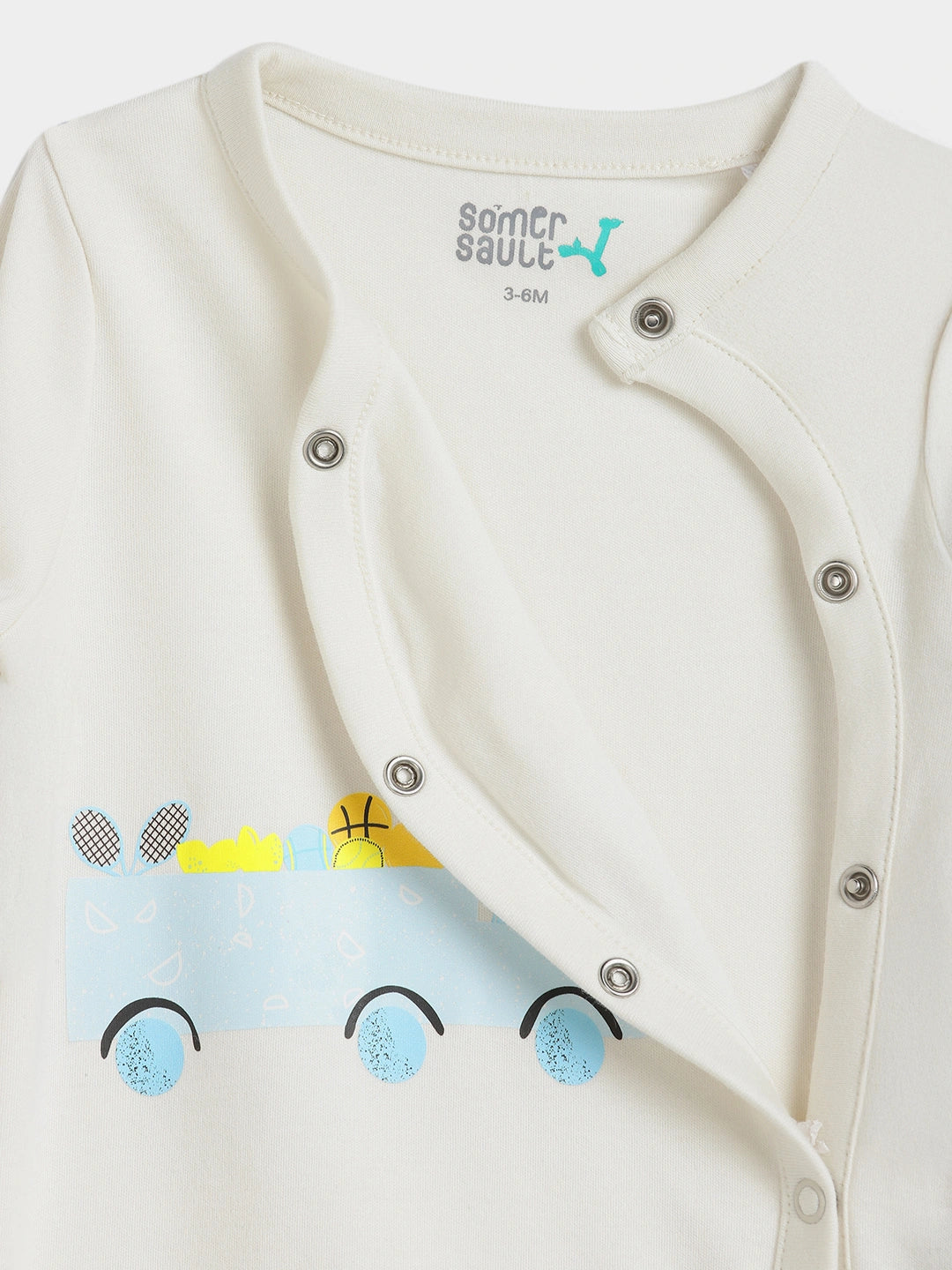 Bundle of Hug Printed Sleepsuit Multipack