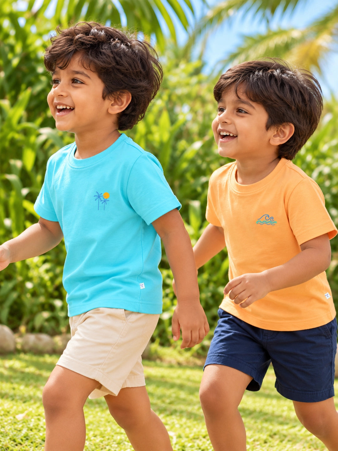 Pack of 2 Half Sleeves Boy's T-Shirts