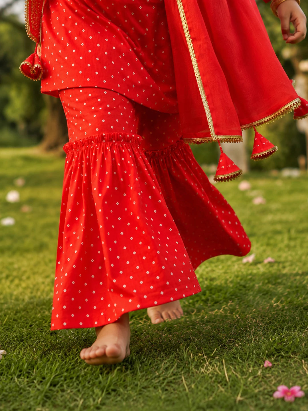 3 Piece Kurta Sharara Set