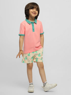 Strawberry Sundae Polo Cotton Tee