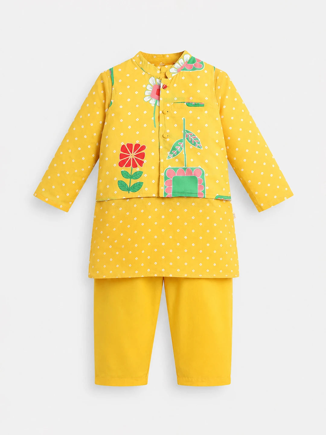 Kurta Pajama Jacket Set