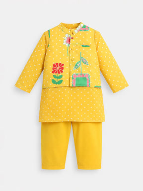 Kurta Pajama Jacket Set