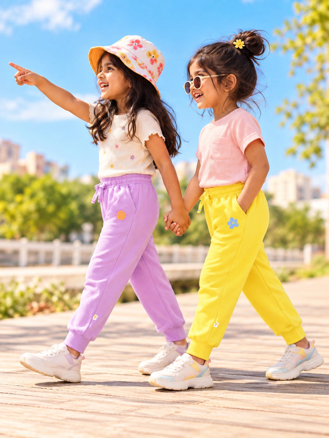 Pack of 2 Girl's Joggers
