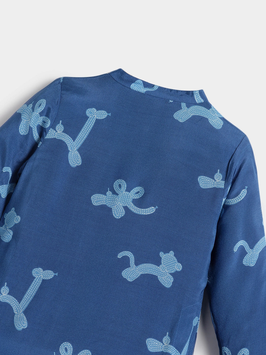 Premium Blue Kurta Pajama Set
