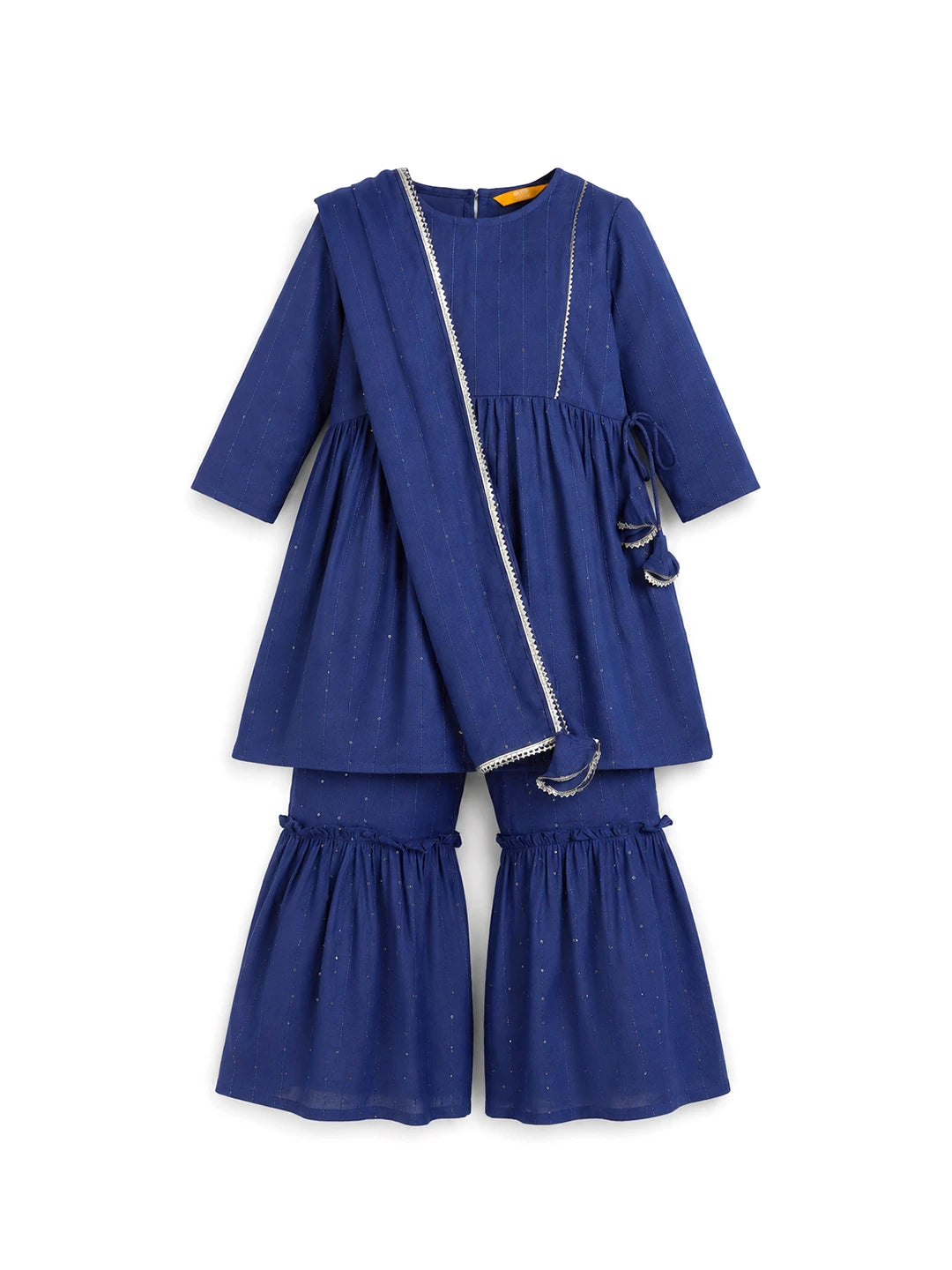 Embroidered Rayon Sharara Set