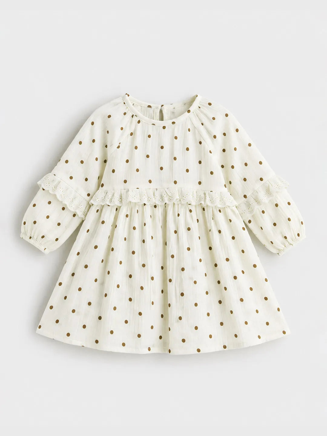 Polka Dot Double Cloth Dress