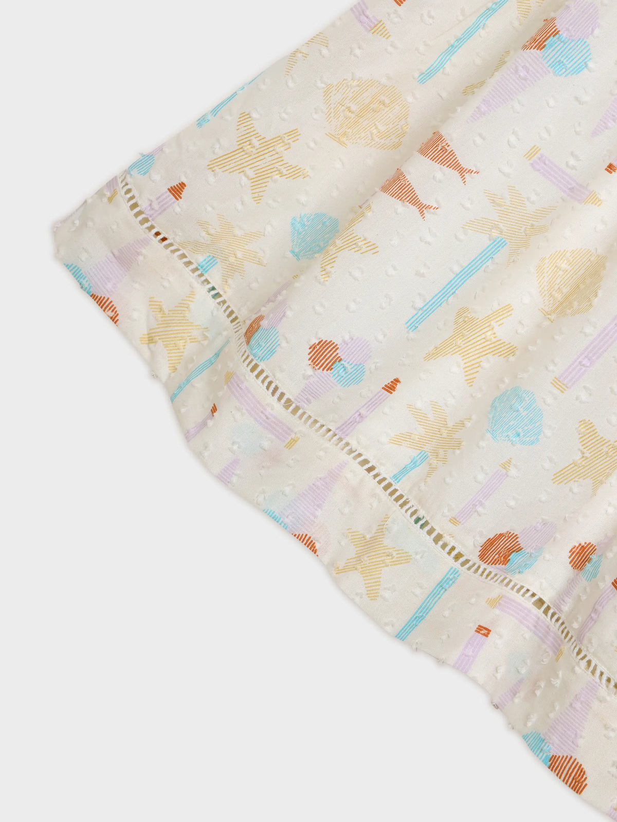 Playful Pastels Dress with Ruffle Sleeves