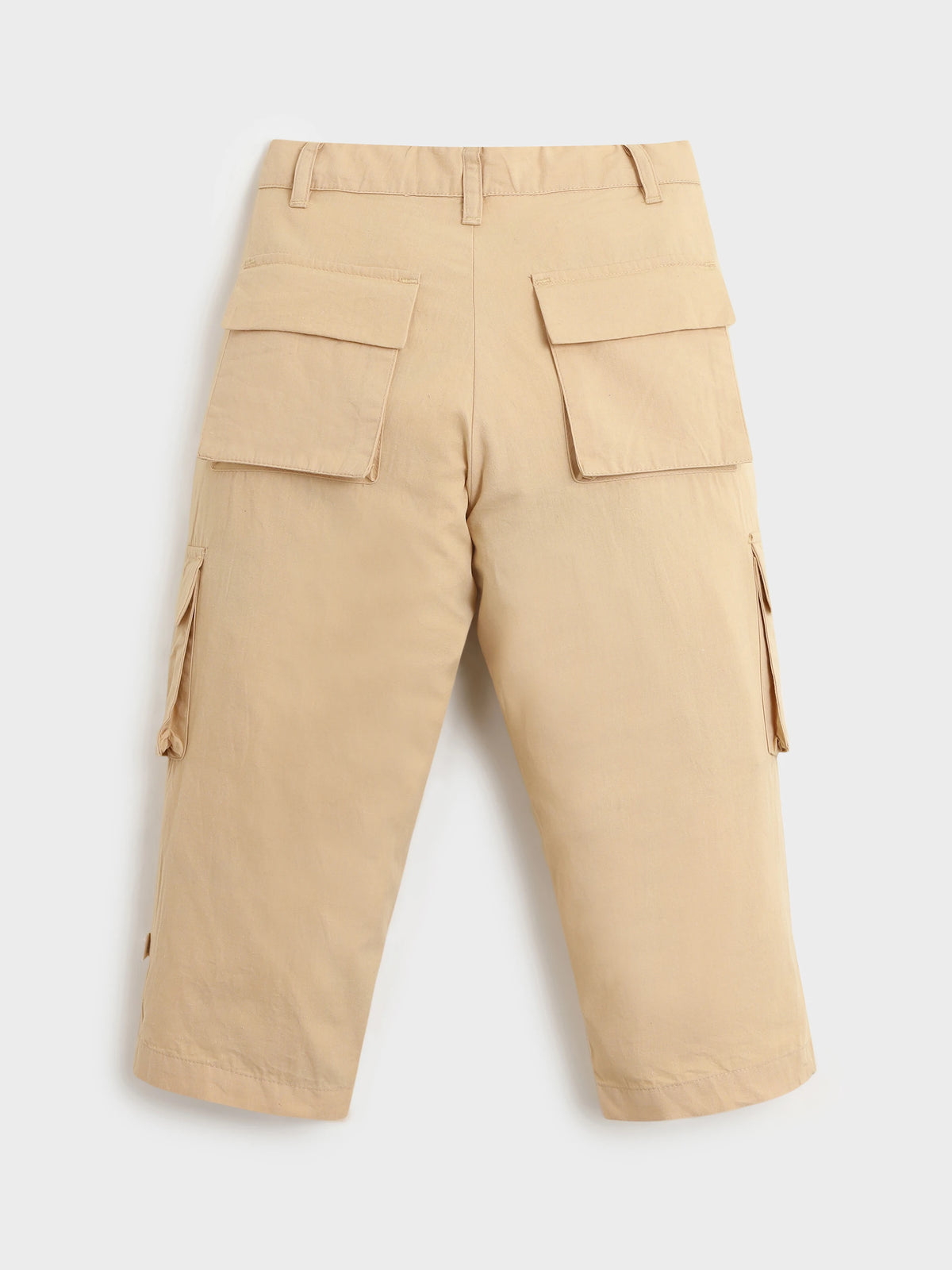 Boys Textured Shirt & Cargo Pants Co-Ord Set