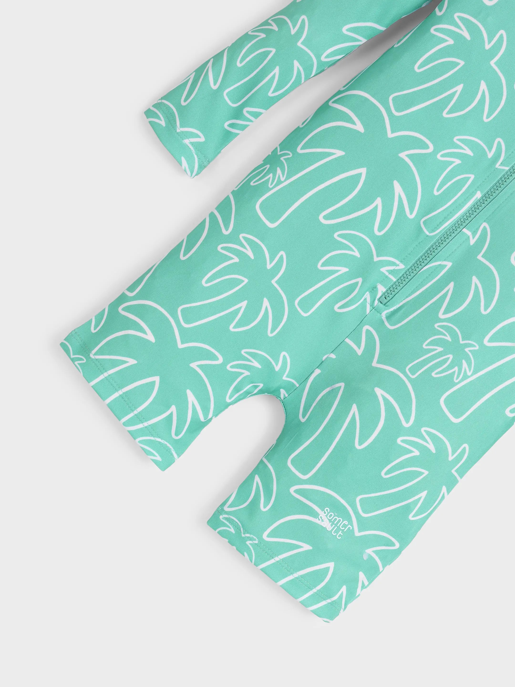 Palm Breeze Zip Swimsuit