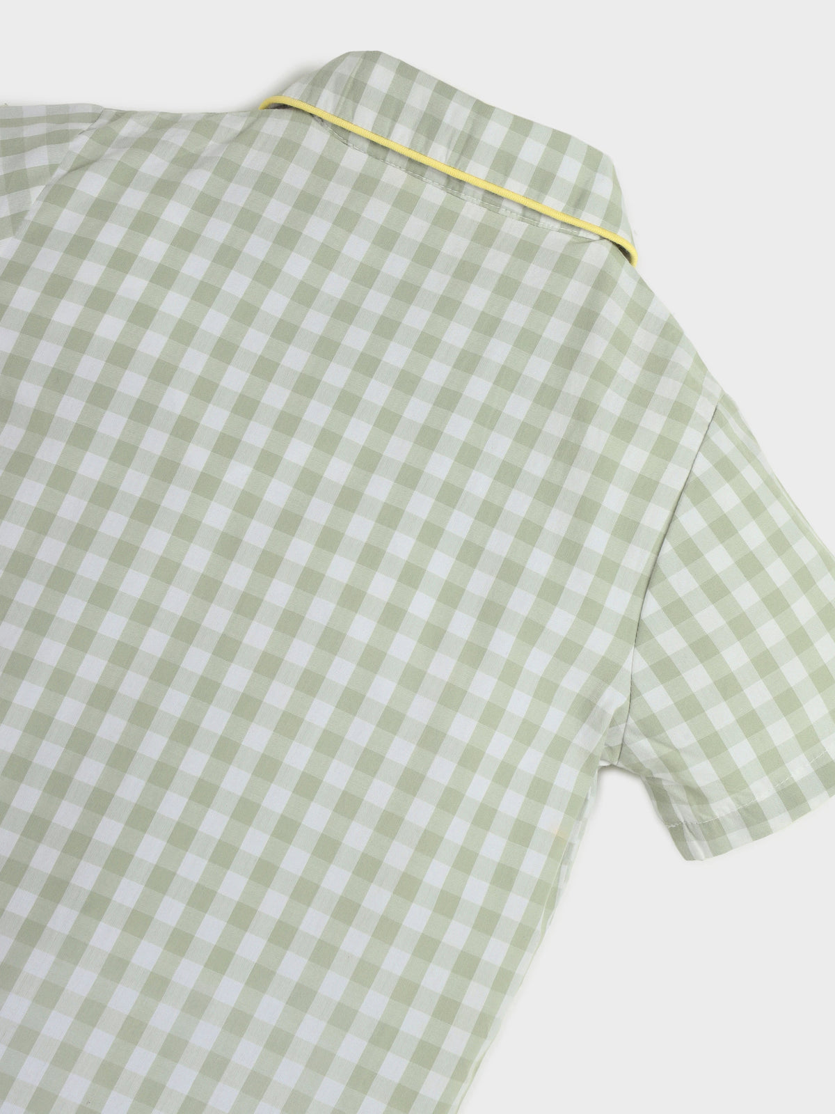 Checkered Green Shirt