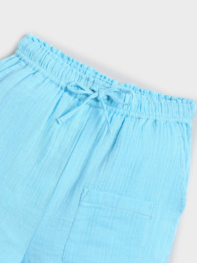 Solid T-Shirt & Shorts Set