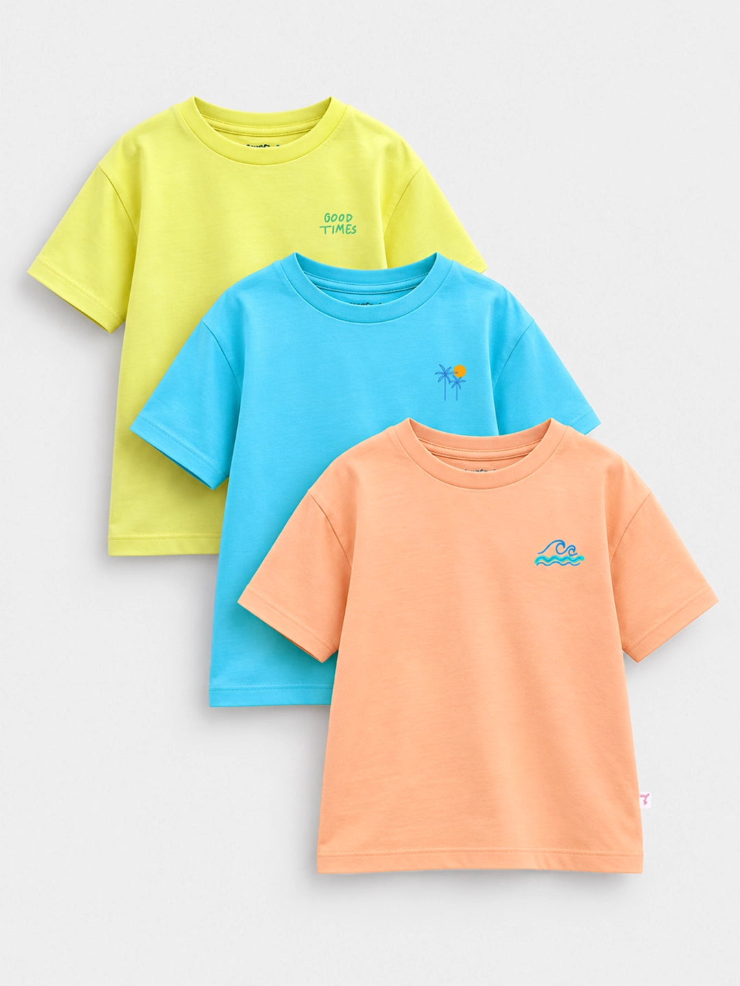 Pack of 3 Half Sleeves Boy's T-Shirts