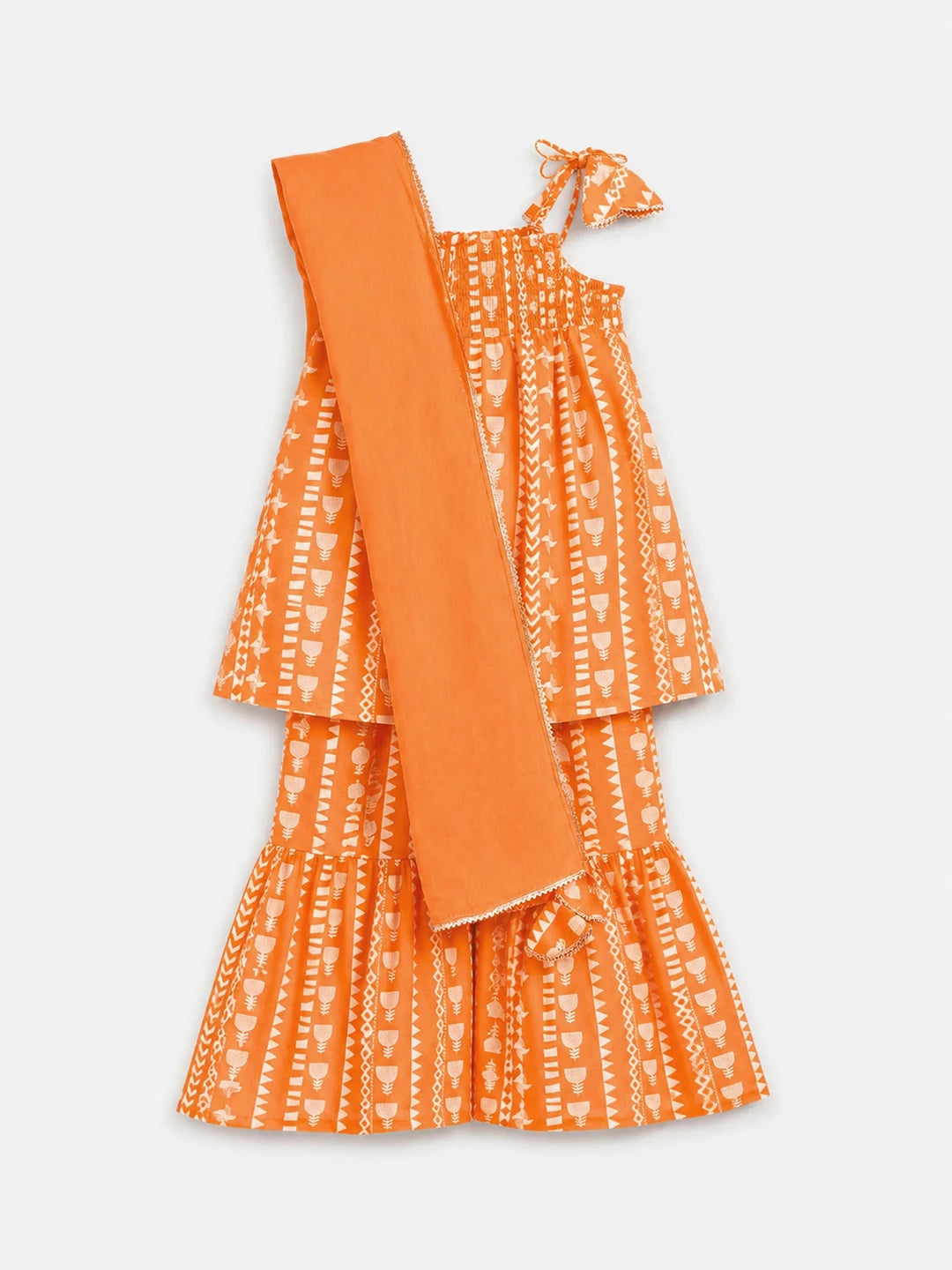Printed Kurta Sharara Set