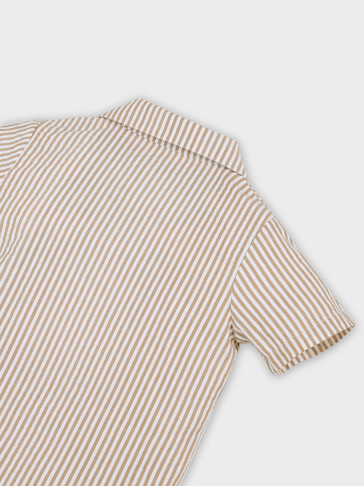 Striper Embroidered Shirt