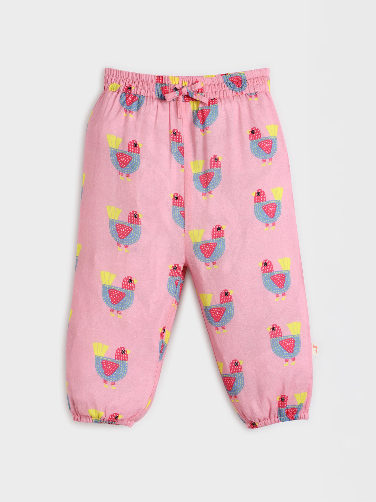 Printed Pink Kaftan Top and Pant Set