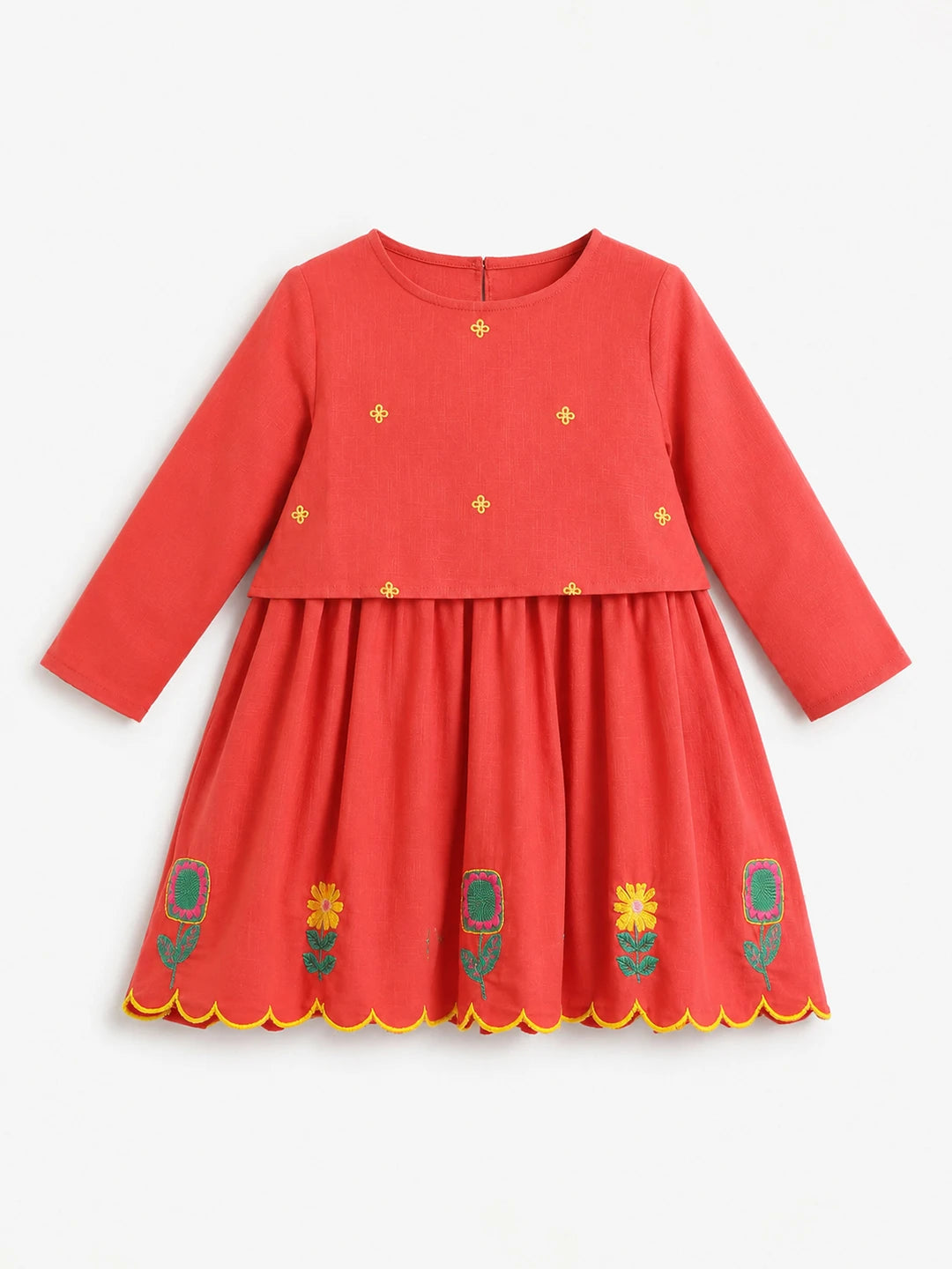 Embroidered Cotton Dress