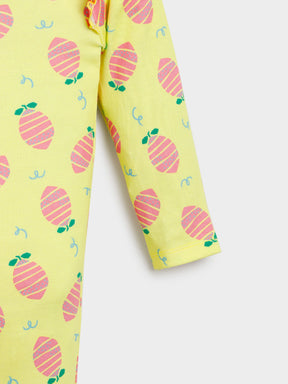 Yellow Zip Sleepsuit