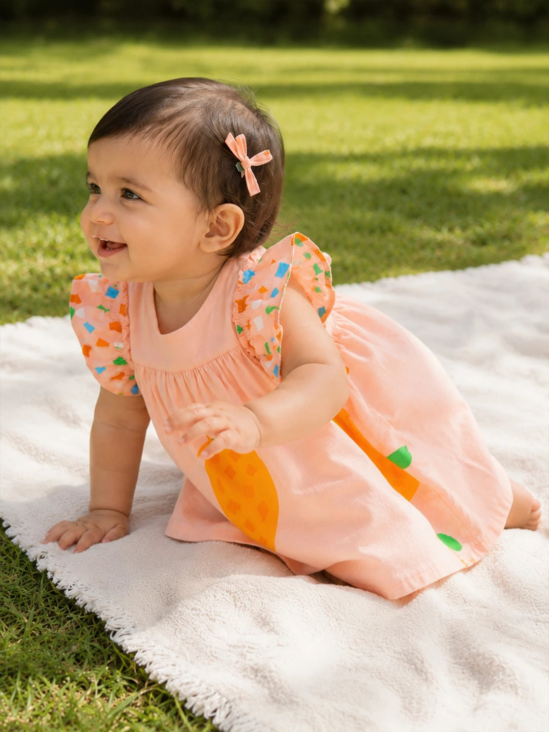 Printed Mango Dress