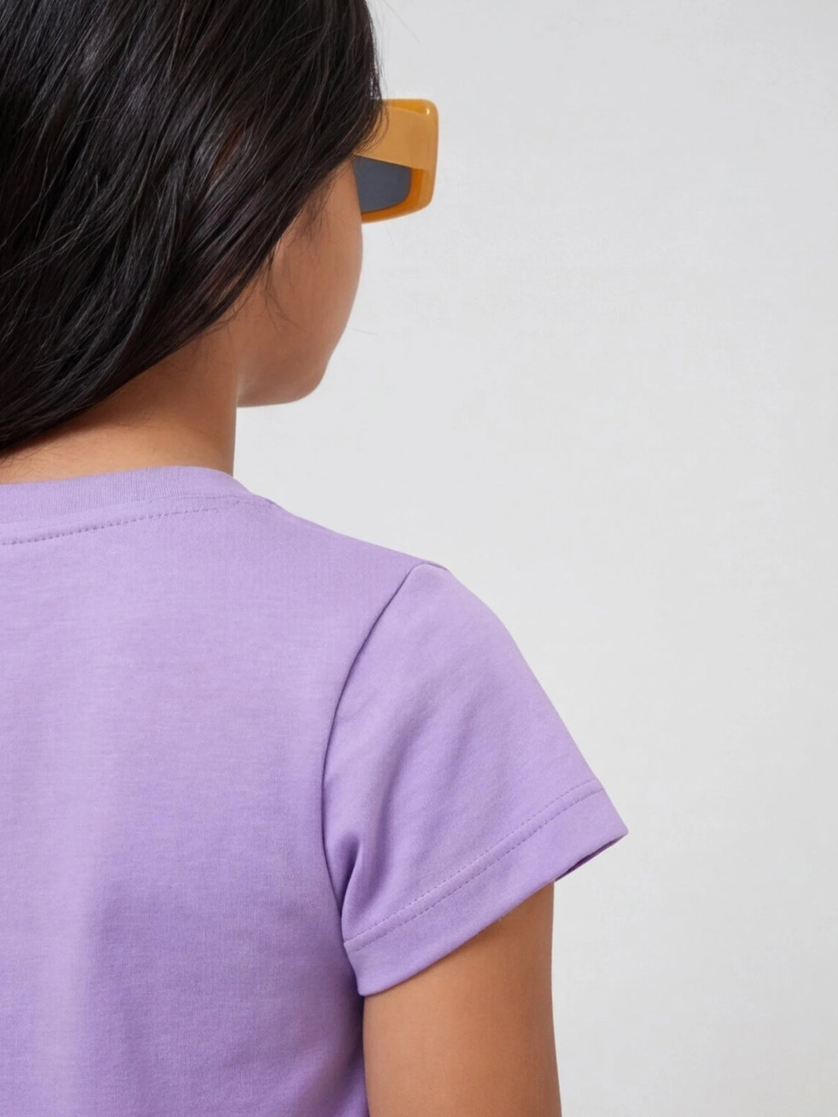 Printed Frill Hem Tee
