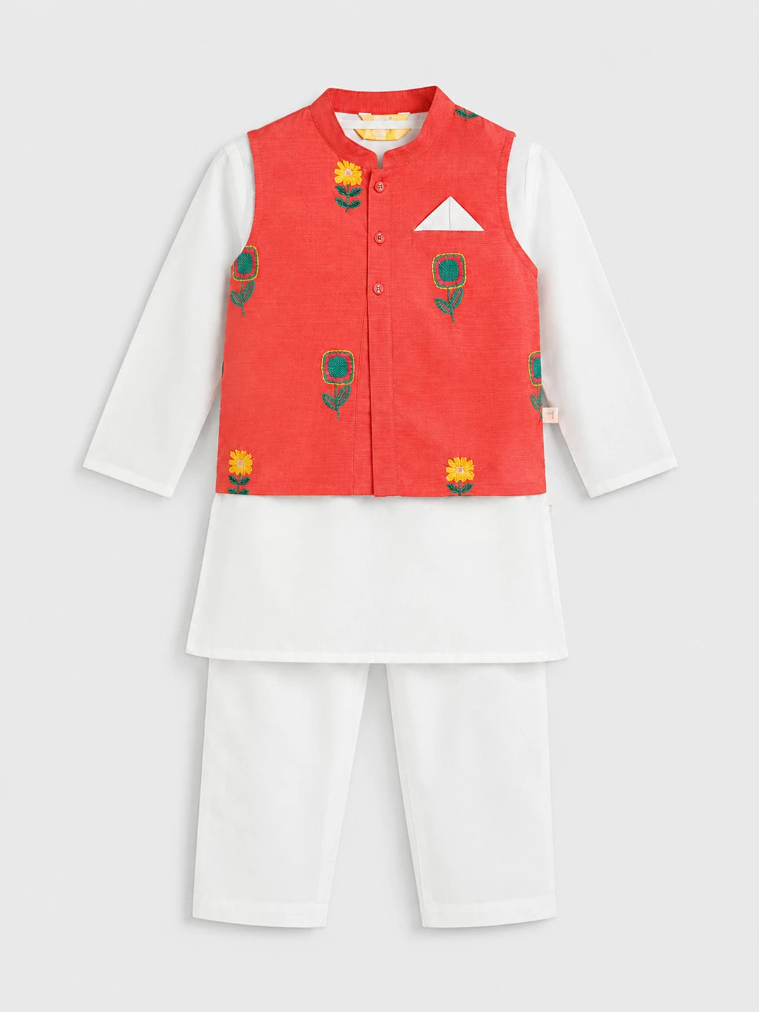 Kurta Pajama Jacket Set
