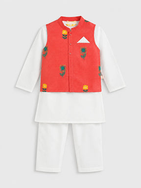 Kurta Pajama Jacket Set