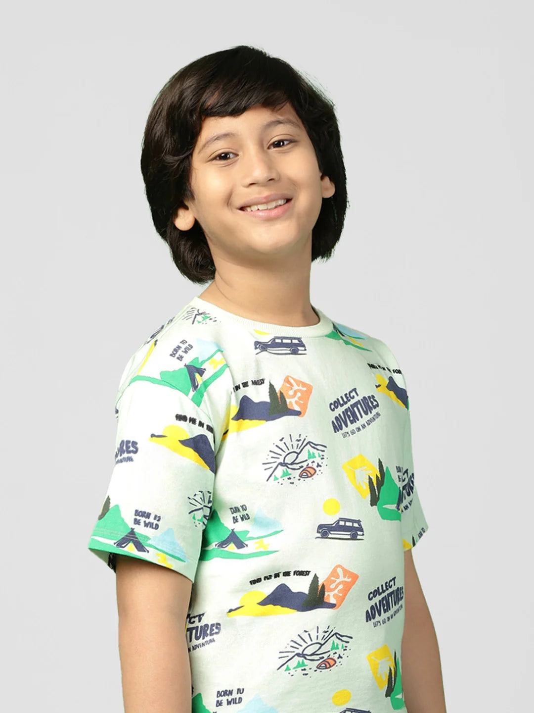 Boys Adventure Print T-Shirt & Joggers Set