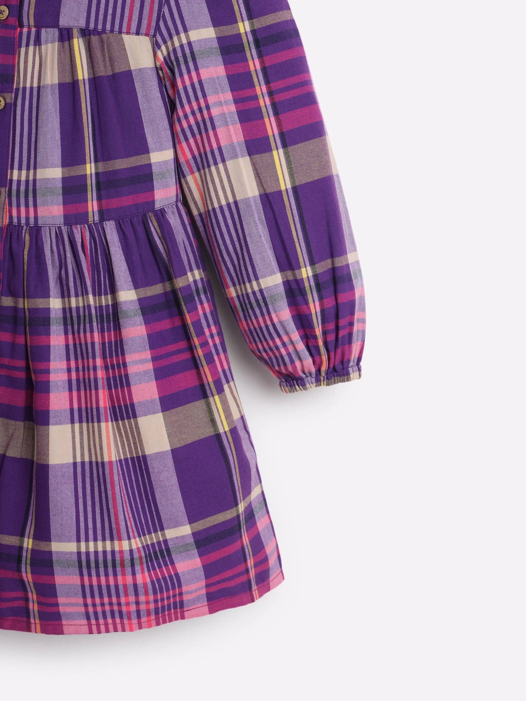 Collared Checks Dress