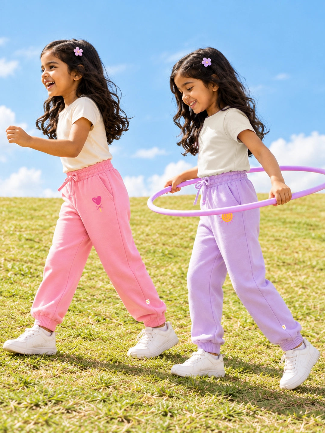 Pack of 2 Girl's Joggers