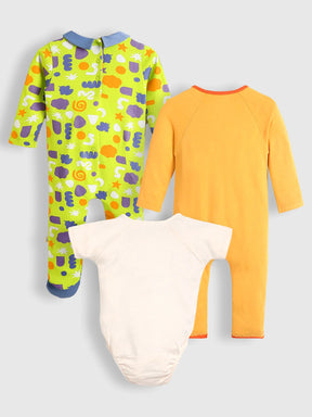 Hello World Newborn Essential Surprise Box- Pack of 3