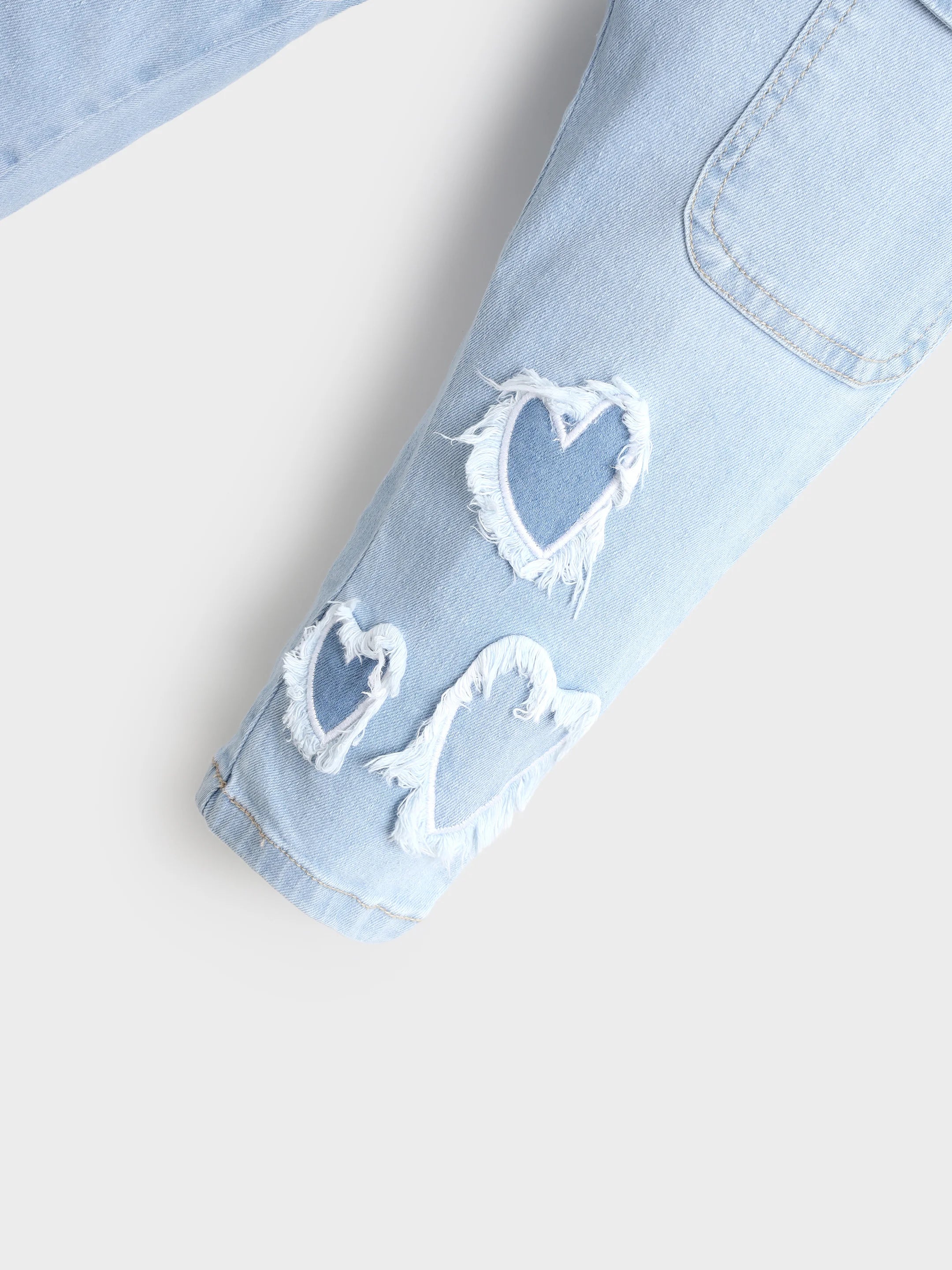 Girls Graphic T-Shirt & Denim Set