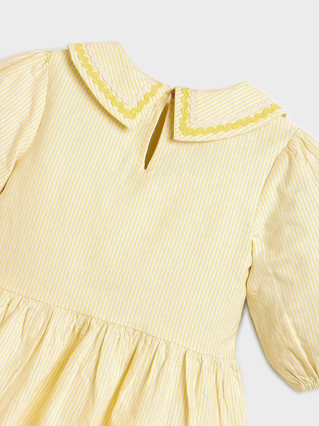 Mango Punch Peplum Cotton Top