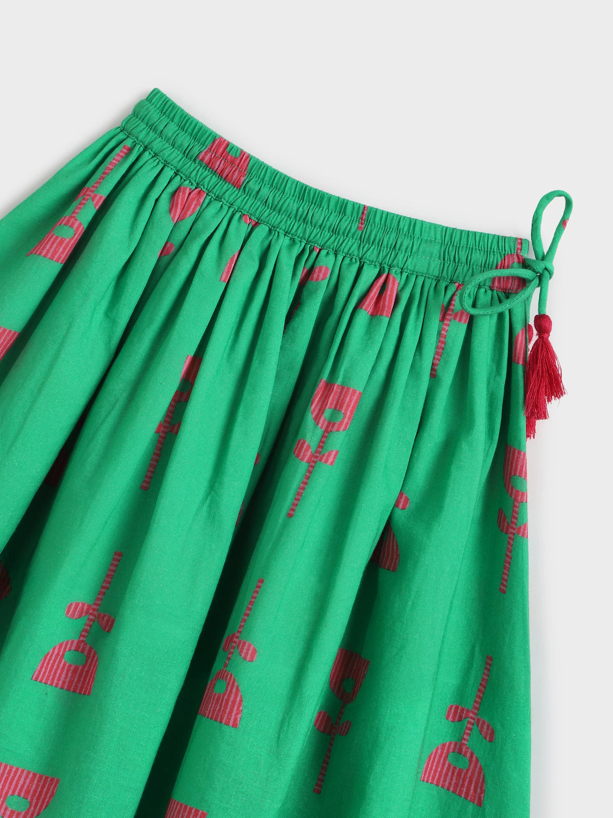 Festive Twirl Skirt Top Set