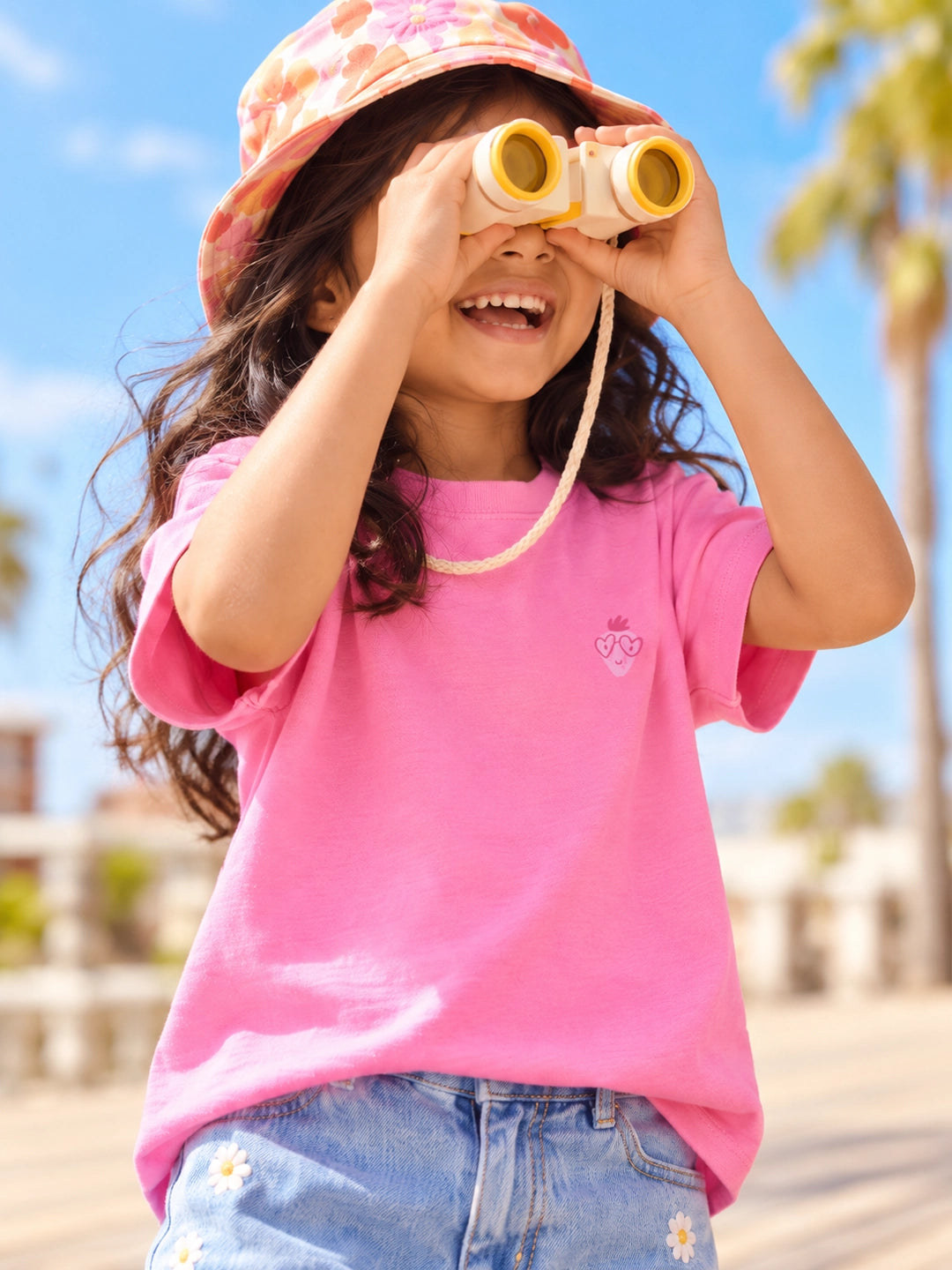 Pack of 3 Half Sleeves Girl's T-Shirts