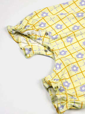 Blossom Printed Cotton Romper
