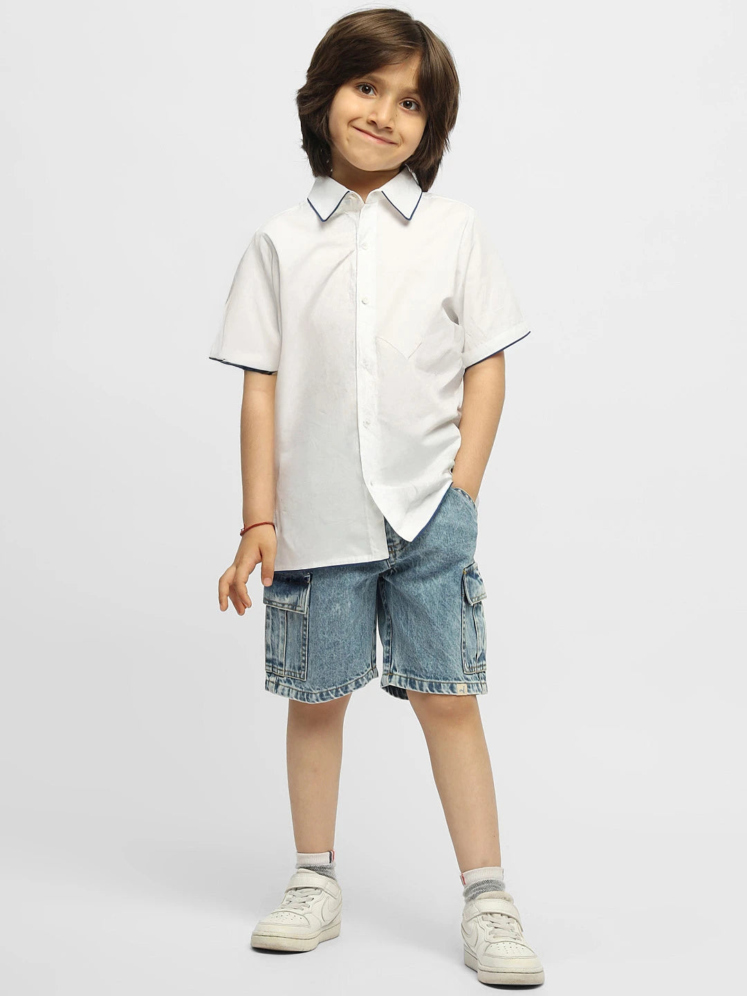 Santra Embroidered Cotton Shirt