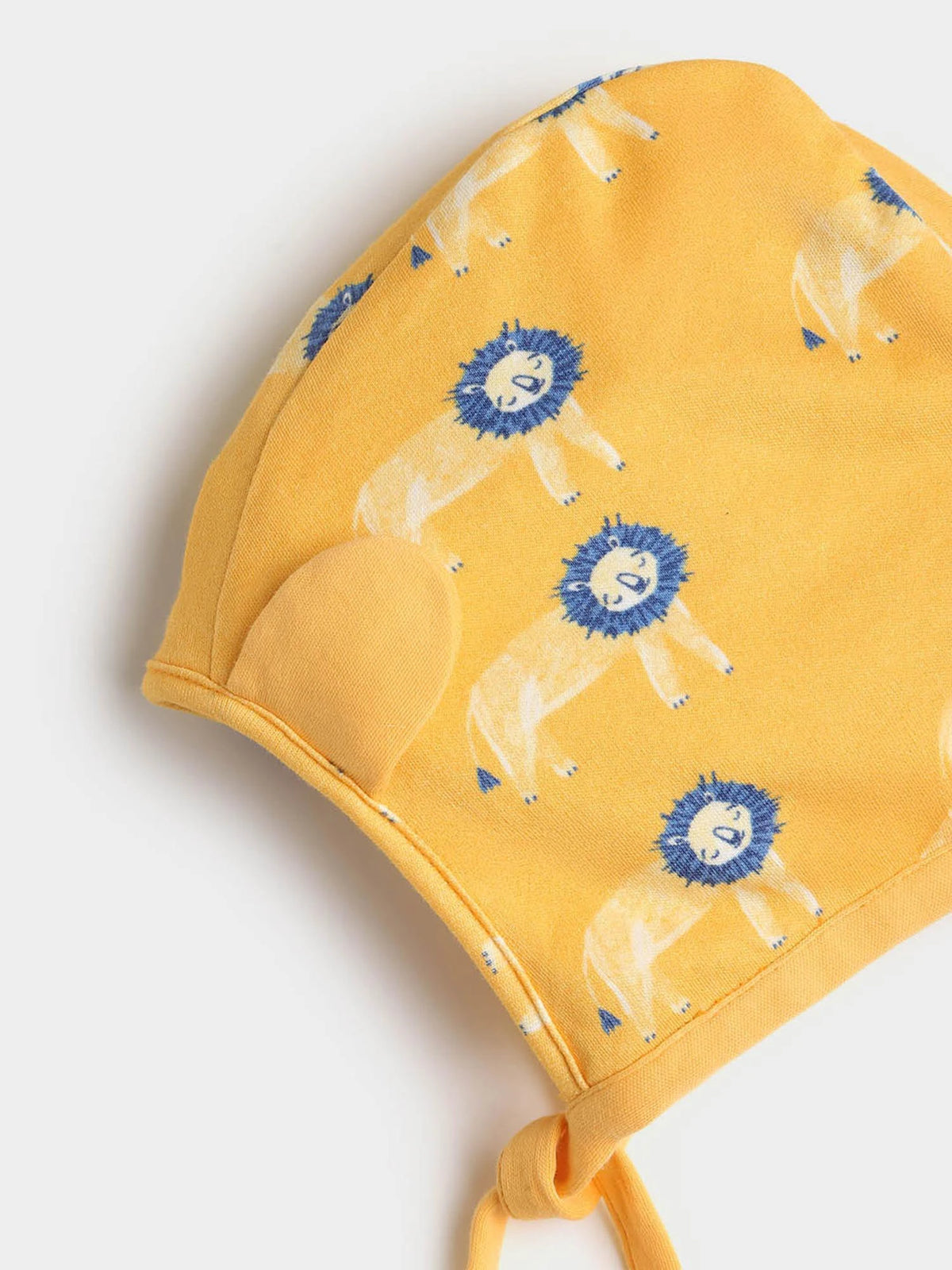 Sher Footed Cotton Sleepsuit with Cap