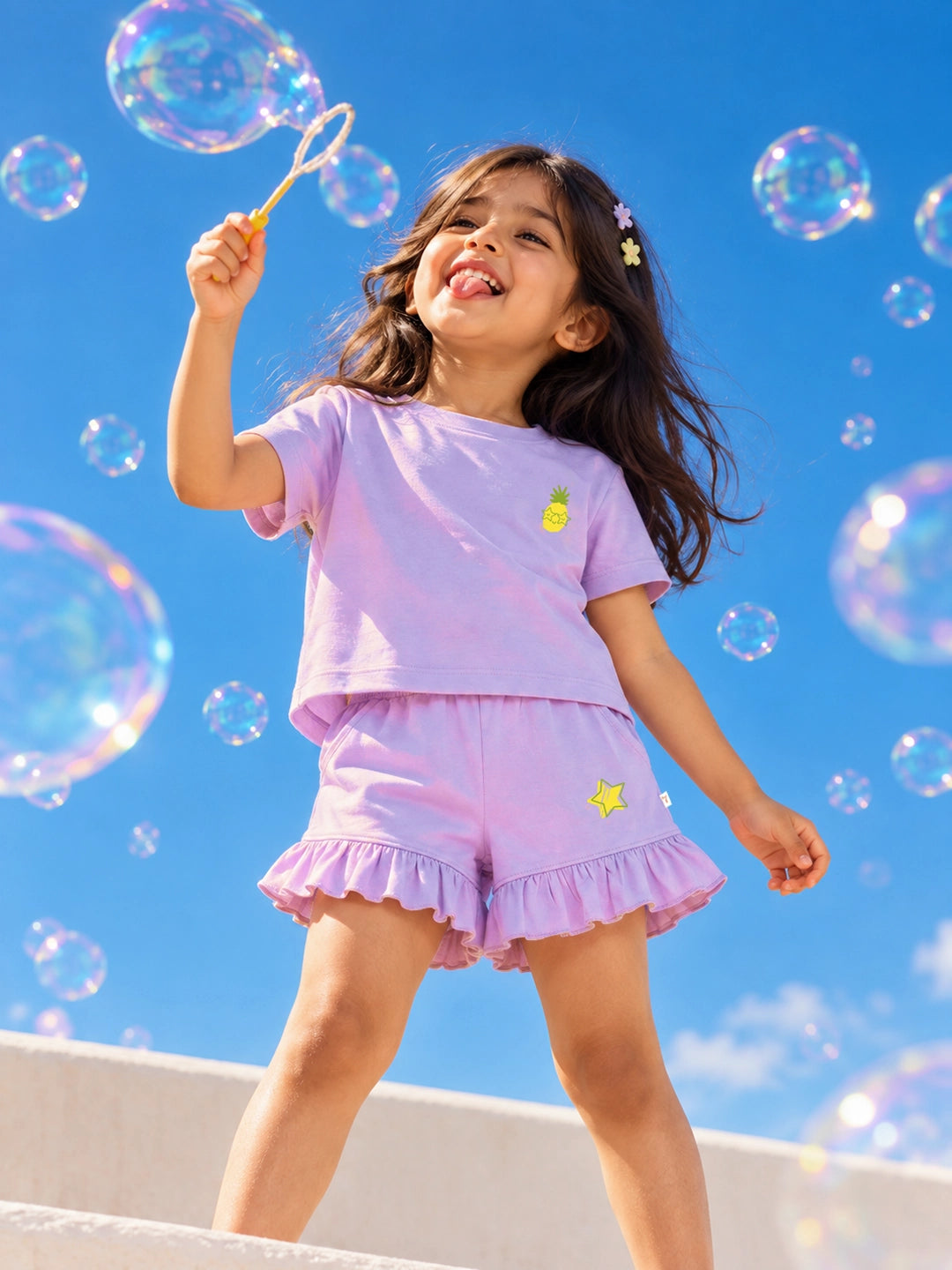 Lilac Pop T-Shirt & Shorts Set