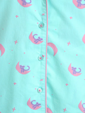 Printed Cotton Nightsuit
