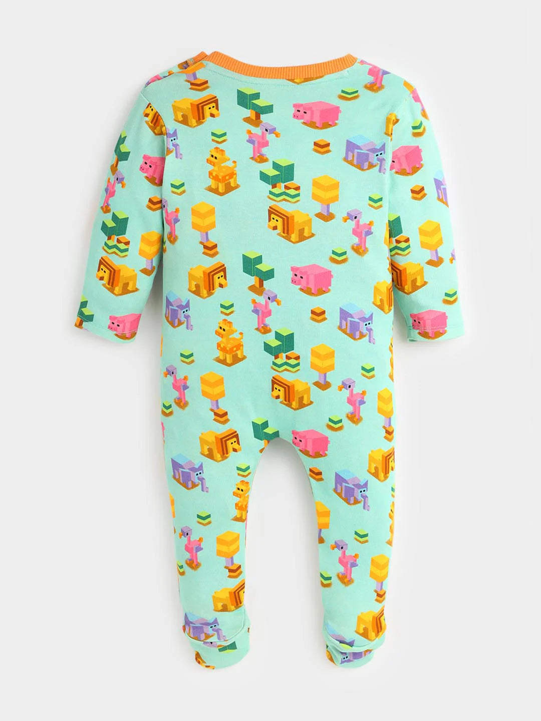 Pack of 2 Footed Sleepsuit