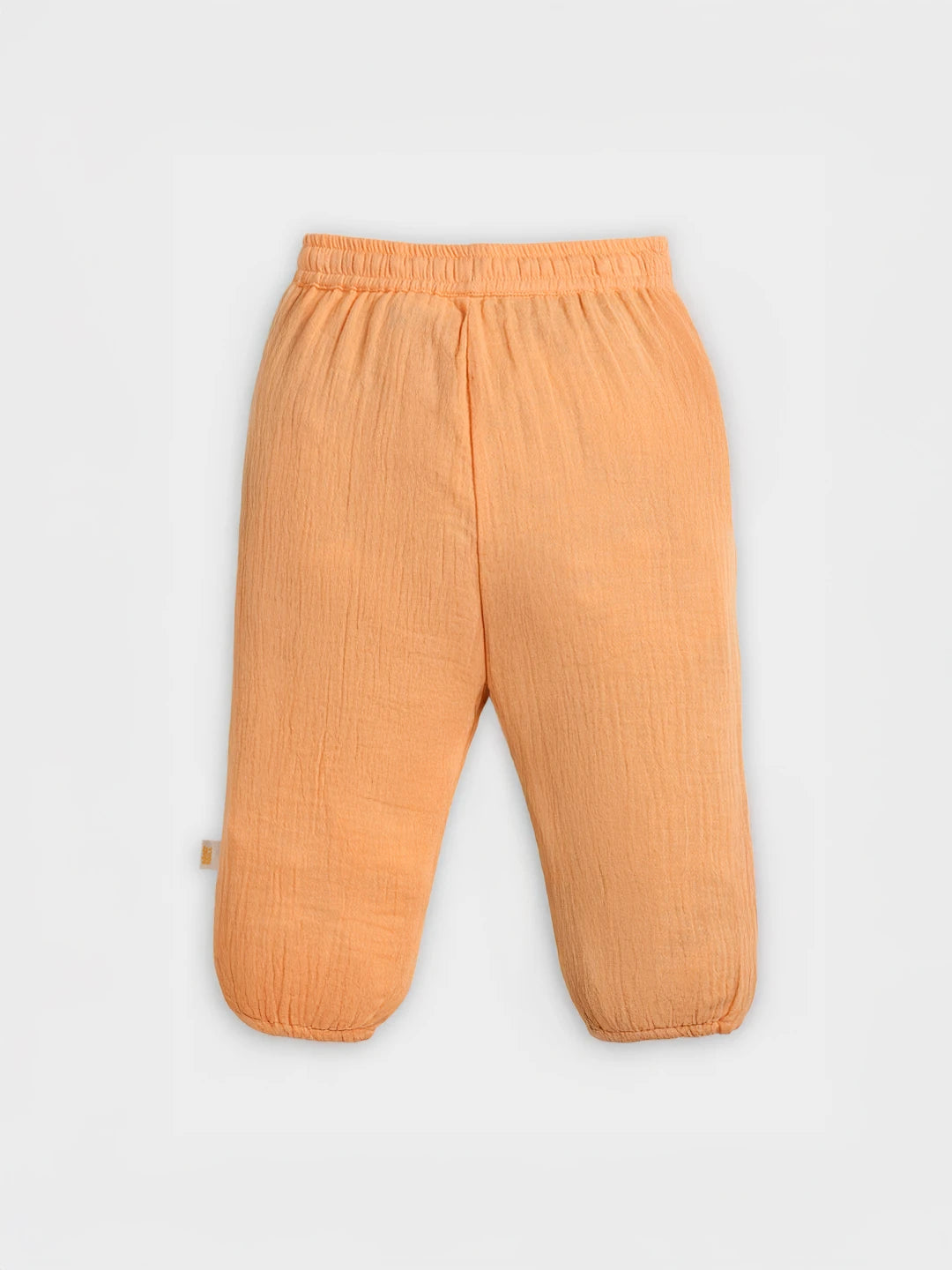 Orange Embroidered Wraparound Jhabla Set