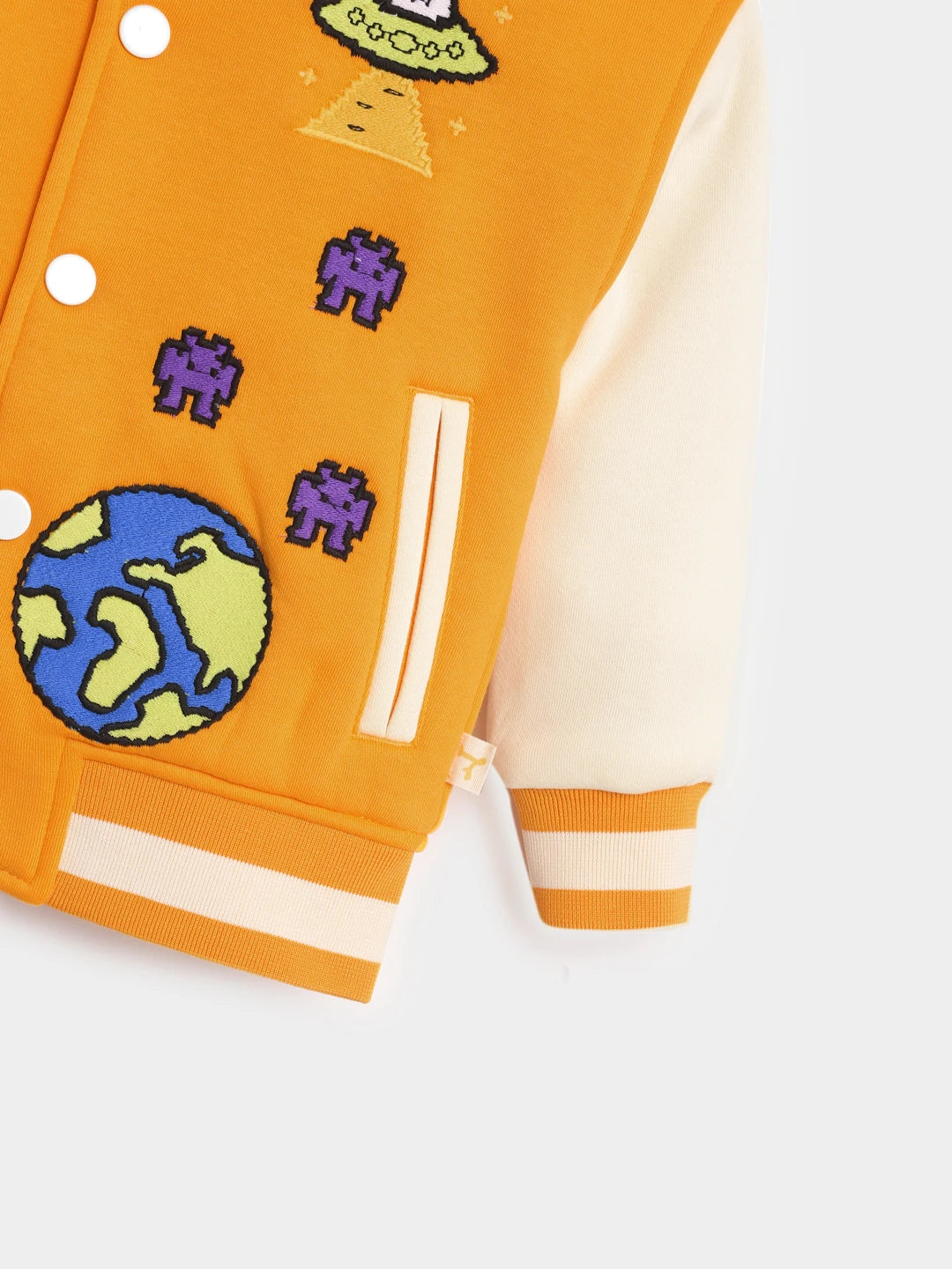 Ready Set Go Embroidered Varsity Jacket
