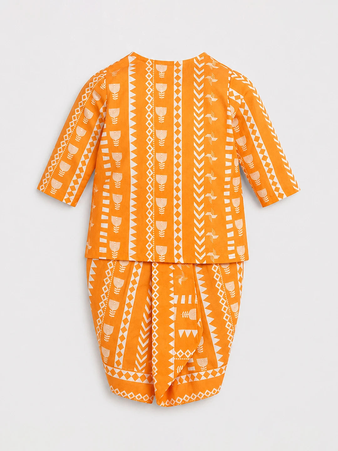 Printed Kurta Dhoti Set