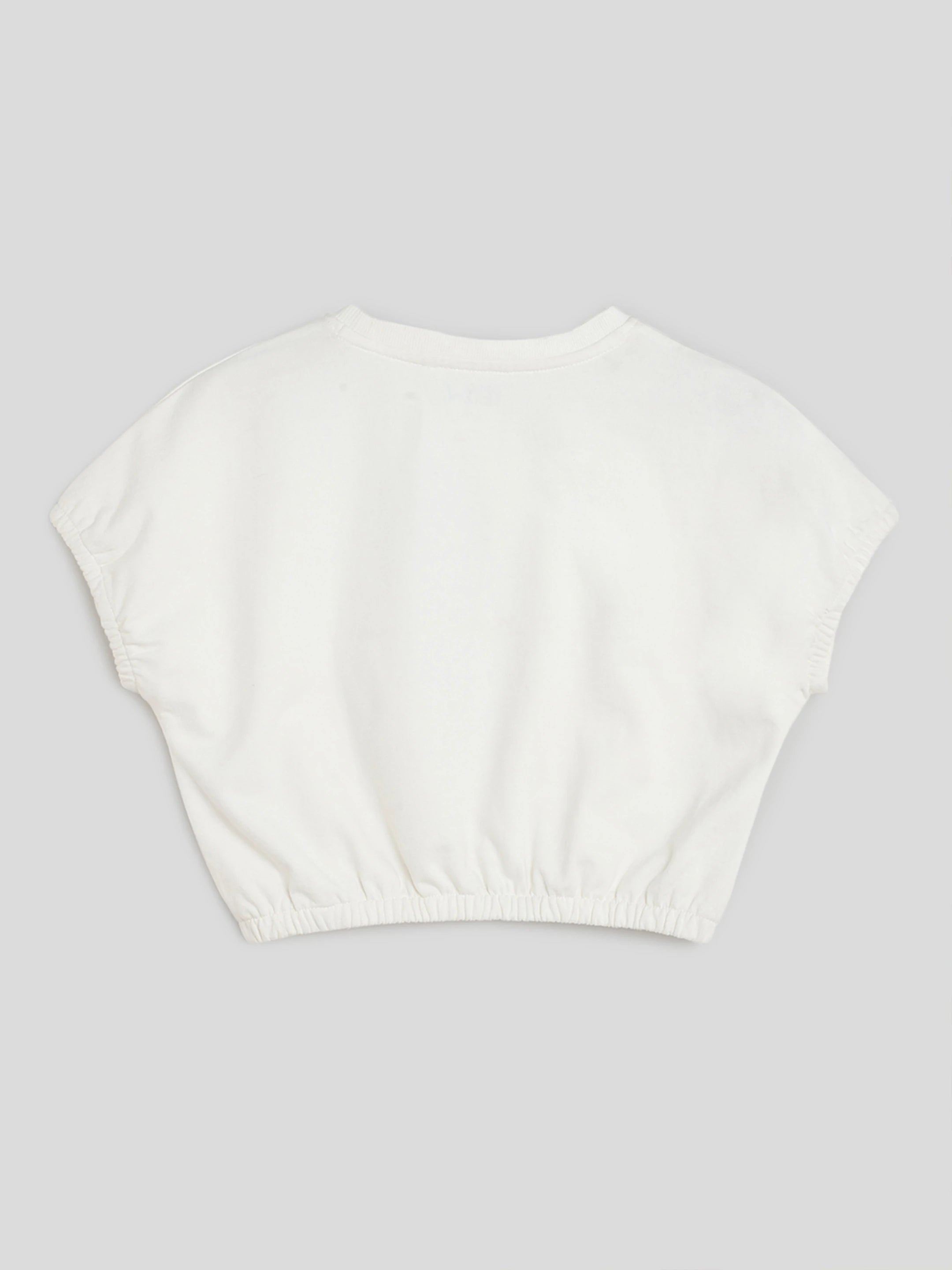 Embroidered Top with Checkered Pant