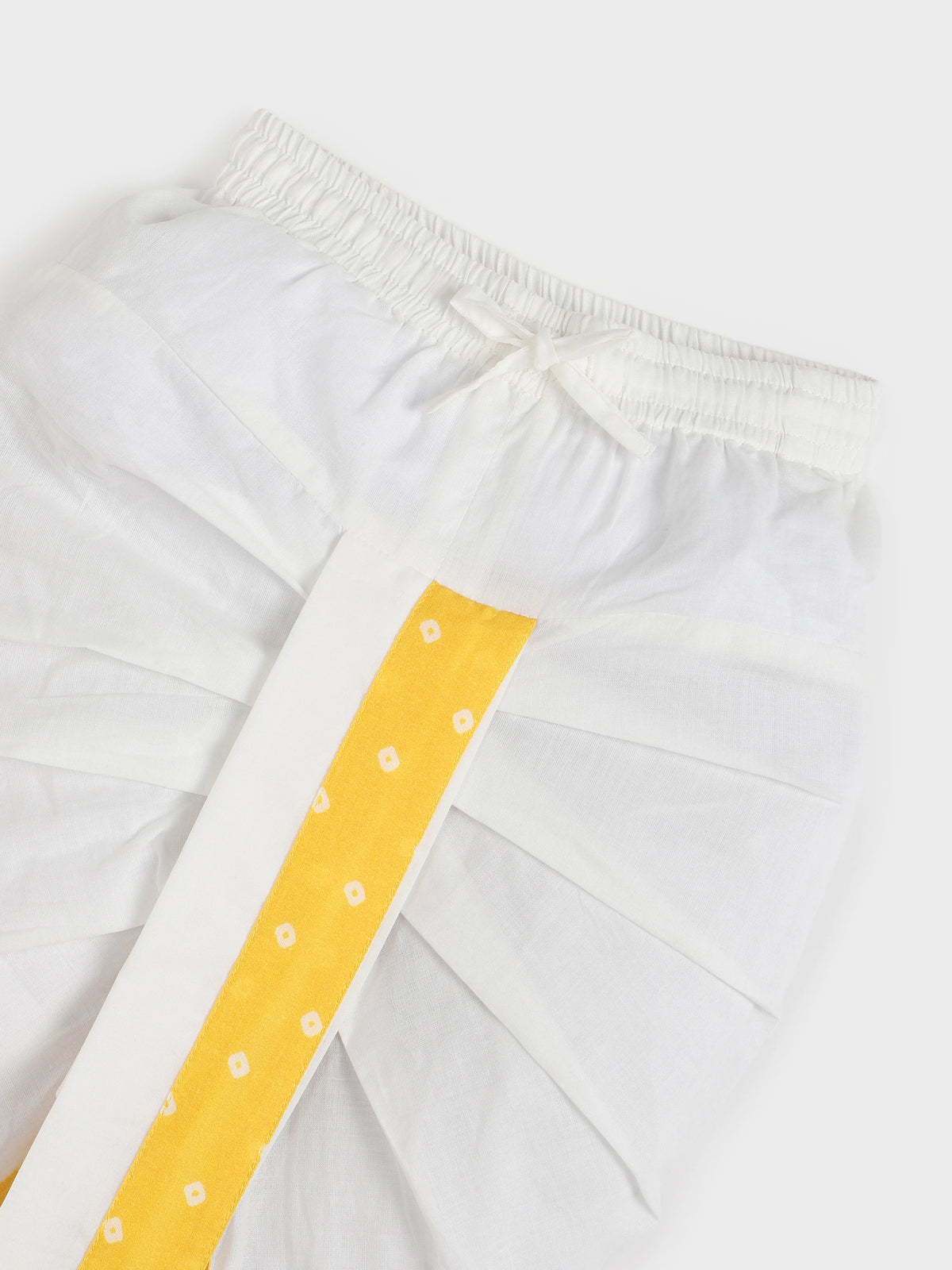 Yellow Quilted Jacket - Kurta Dhoti Set