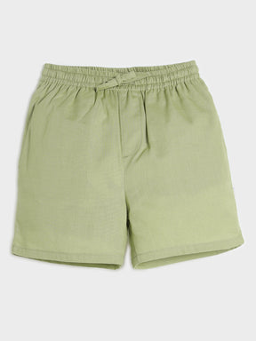 Solid Shirt & Shorts Set
