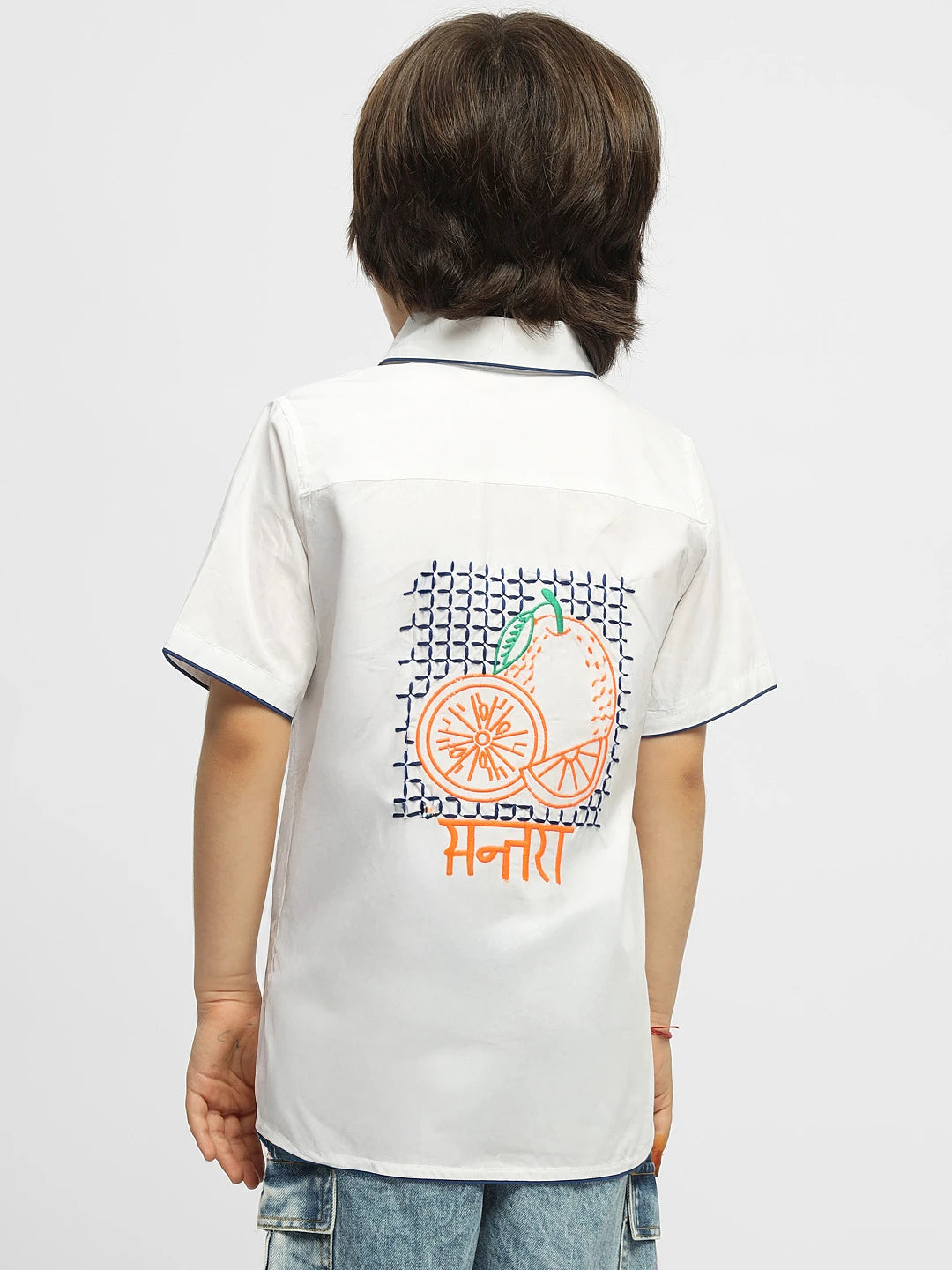 Santra Embroidered Cotton Shirt