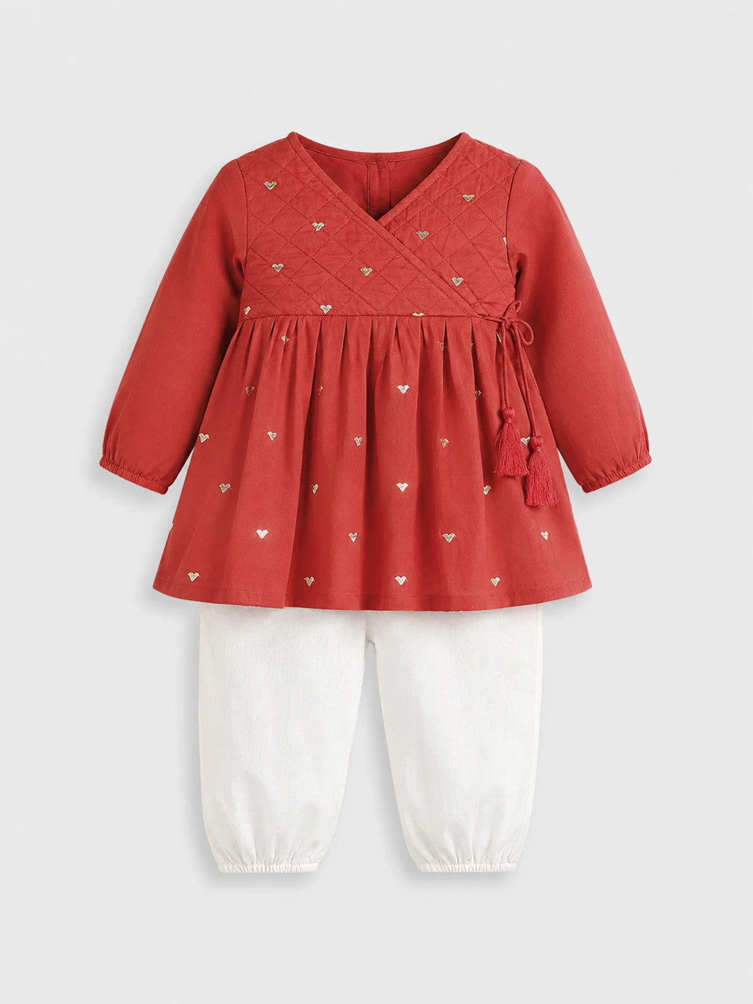 Quilted Top Pant Set